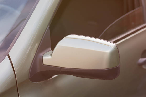 istock Side rear view mirror of a car 821205836
