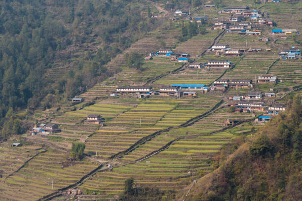 istock a peaceful village and the rice terrace 821221398