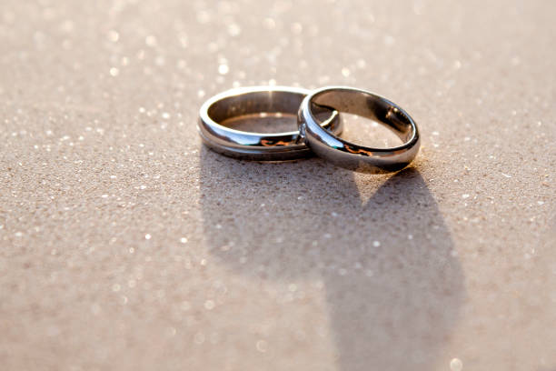istock two rings over a wall waiting the wedding day 821241734