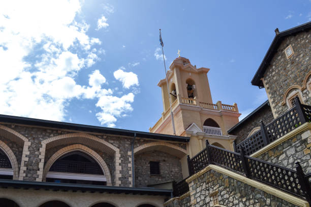 istock Kykkos monastery in the Troodos mountains 821261994