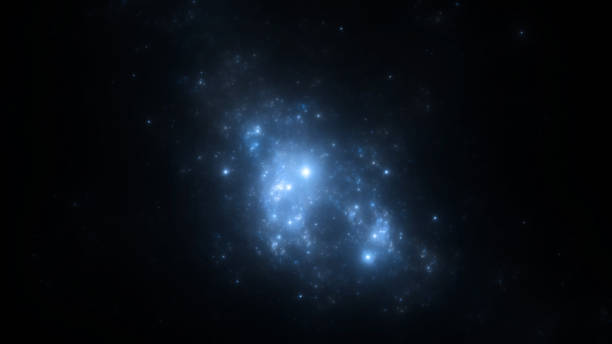 istock Abstract fractal illustration looks like galaxies 821290700