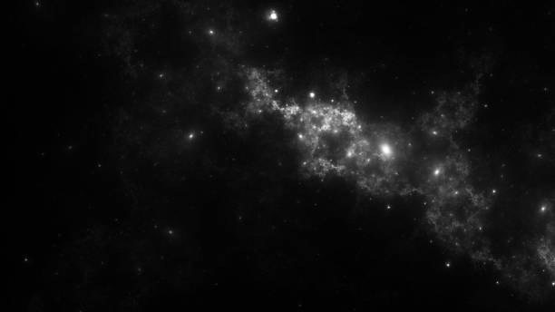 Abstract fractal illustration looks like galaxies