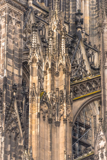 istock Gothic elements at the church cathedral 821318764