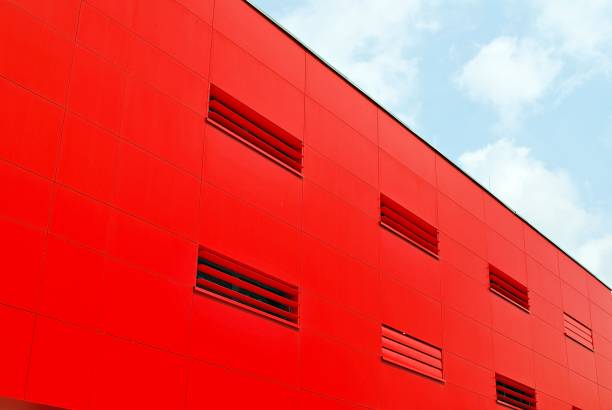 istock Modern office building. Architectural details of modern  building 821321942