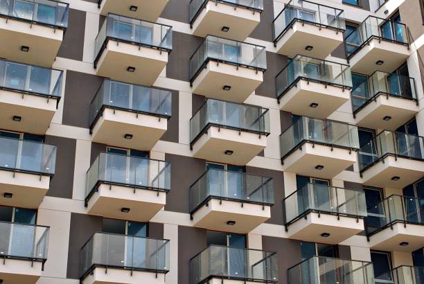istock Modern, Luxury Apartment Building. 821327750