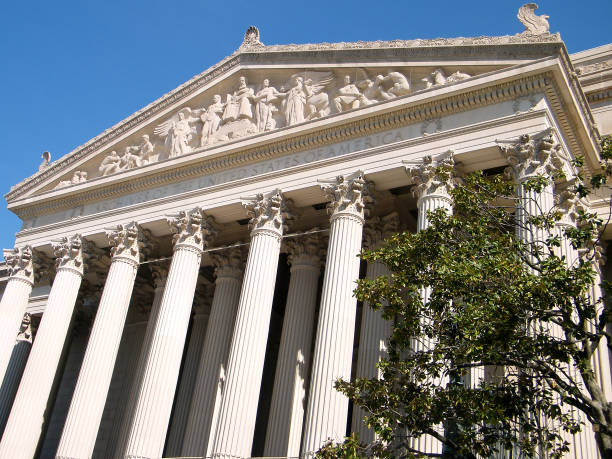 Washington National Archives Pediment 2010