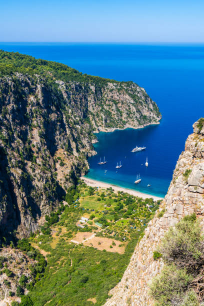 istock Butterfly valley from Oludeniz. Fethiye / Turkey. 821347452