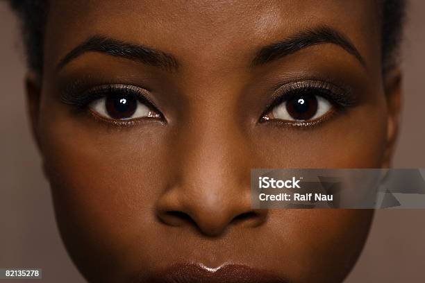 Natural Beauty Portrait Stock Photo - Download Image Now - Close-up, Human Face, Black People