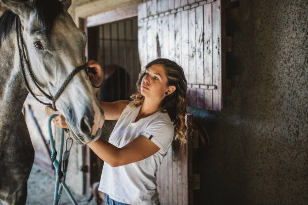 istock Taking care of her best friend 821363310