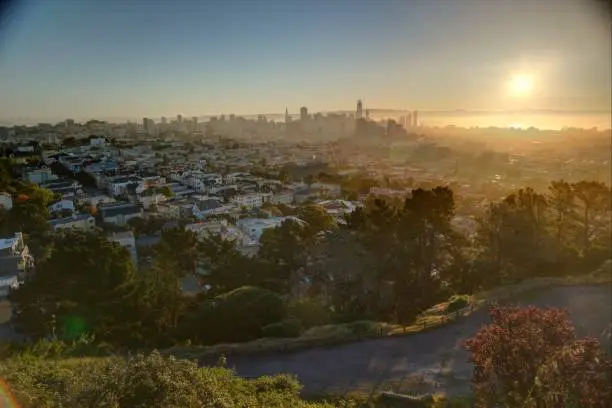 Photo of Spectacular San Francisco Skyline Sunrise