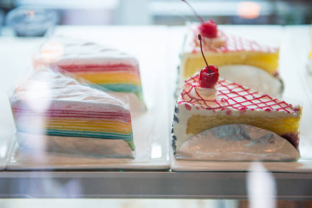 istock delicious cake in cafe 821395952