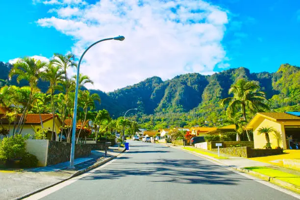 Residential area of Hawaii Hawaii Kai