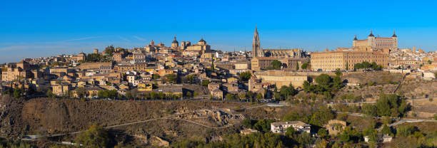 istock Panoramic view of Toledo city, Spain 821404430
