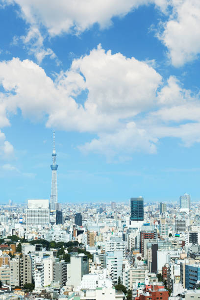 istock landscape of Tokyo city 821410130