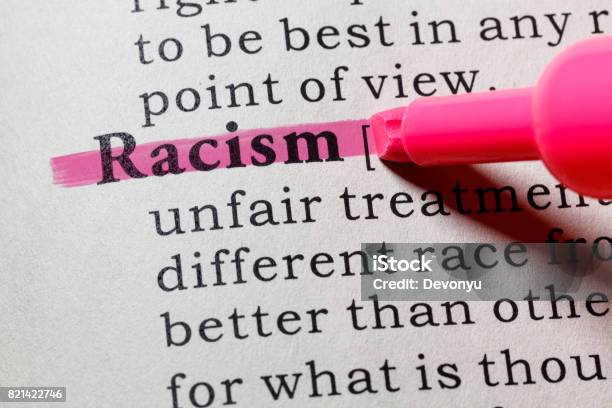 Definition Of Racism Stock Photo - Download Image Now - Racism, Dictionary, Book