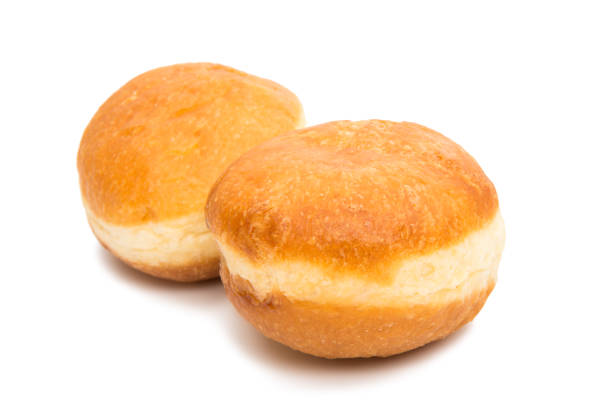 istock traditional German Berliner pastry with jam filling 821430656
