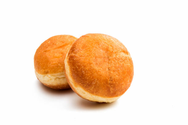 istock traditional German Berliner pastry with jam filling 821440380