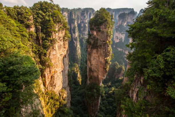 istock Zhangjiajie Karst Pillars 821441762