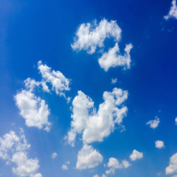 istock Beautiful blue sky with clouds background.Sky clouds.Sky with clouds weather nature cloud blue. 821457632