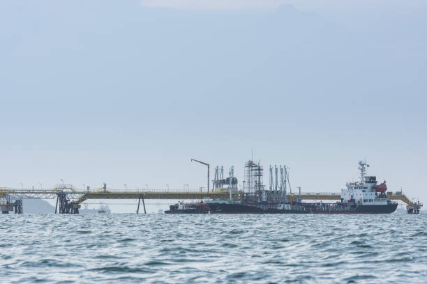 istock Oil Tanker in the sea 821458162