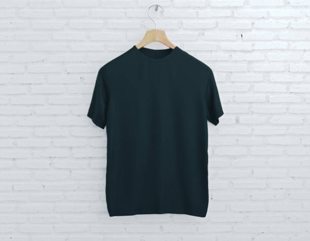istock White t-shirt on light brick background 821478180