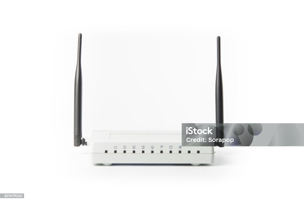 Wireless Modem Router Network Hub Stock Photo - Download Image Now ...