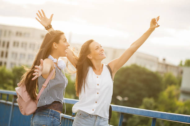 istock Two women in the city 821482284