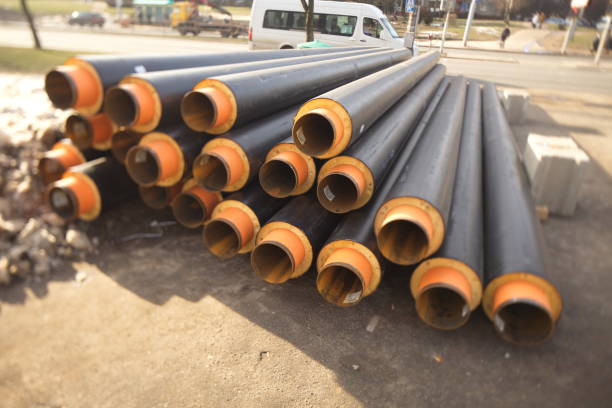 istock New insulated water pipes 821489842