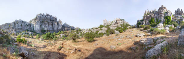 istock Impressive karst landscapes at Torcal de Antequera, Malaga, Spain 821497408