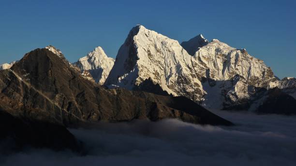 istock Peaks of Ama Dablam, Cholatse and Taboche. 821504908