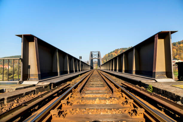istock View of old stone railway bridge, Bad Schandau, GERMANY. 821504970