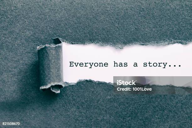 Everyone Has A Story Stock Photo - Download Image Now - Storytelling, Fairy Tale, Business