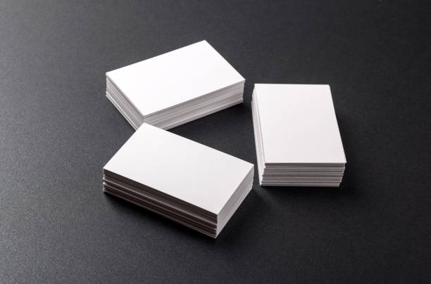 istock Business cards mock up 821512486