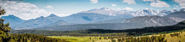 istock Rocky Mountains, panoramic landscape, Colorado, USA 821517534