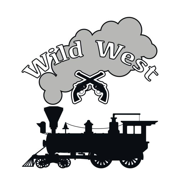 illustrations, cliparts, dessins animés et icônes de locomotive à vapeur silhouette - tobacco wagon