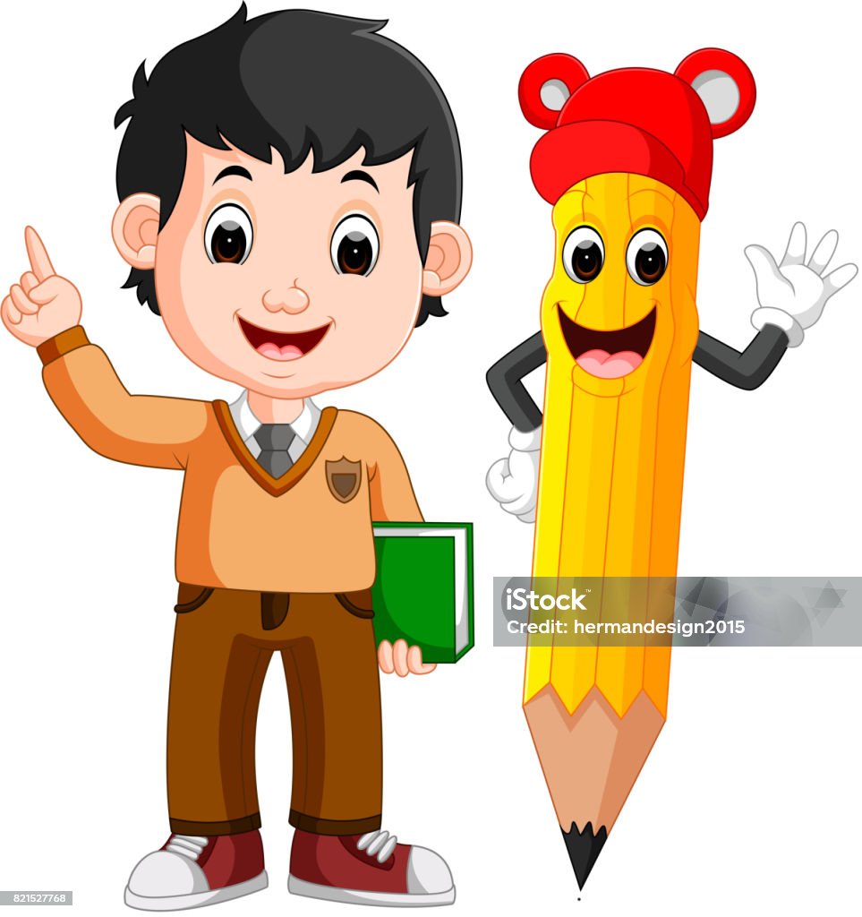 Ilustración de Niño De Dibujos Animados Con Un Lápiz Grande y más Vectores Libres de Derechos de Actividad - Actividad, Adolescente, Adulto - iStock Ilustración de Niño De Dibujos Animados Con Un Lápiz Grande y más Vectores Libres de Derechos de Actividad - Actividad, Adolescente, Adulto - iStock
