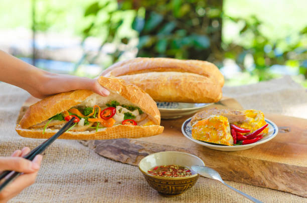 istock Banh Mi - most popular Vietnamese sandwich 821528138