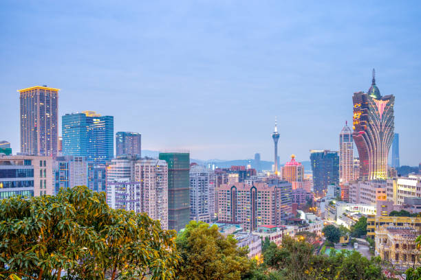 istock cityscape of macao, china 821543426