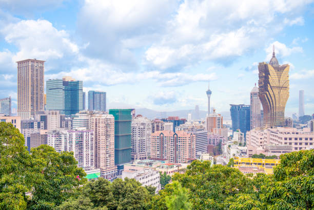istock cityscape of macao, china 821543486