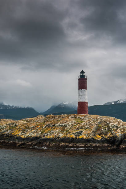 istock Les Eclaireurs lighthouse, lighthouse at the end of the world 821543702