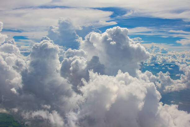 beautiful blue sky with clouds background.Sky clouds.Sky with clouds weather nature cloud blue
