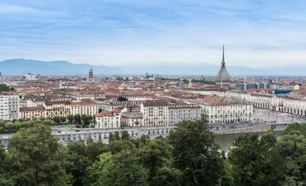 istock Turin (Torino), Mole Antonelliana and Alps 821551316