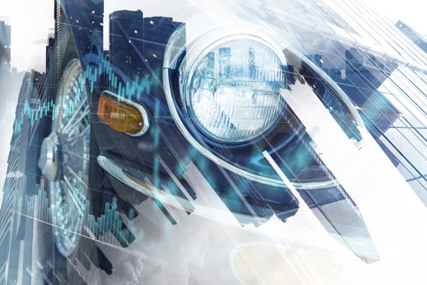 istock Close of elegant car . Mixed media 821569502