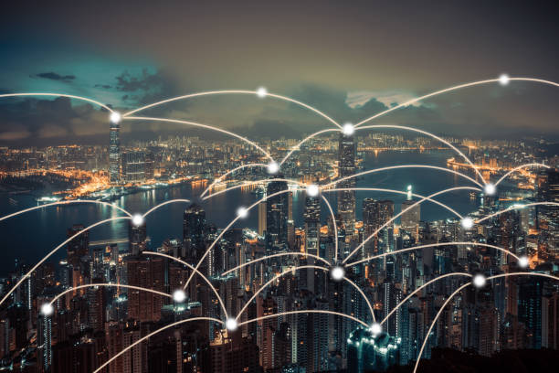 istock Hong kong and connection concept 821579580