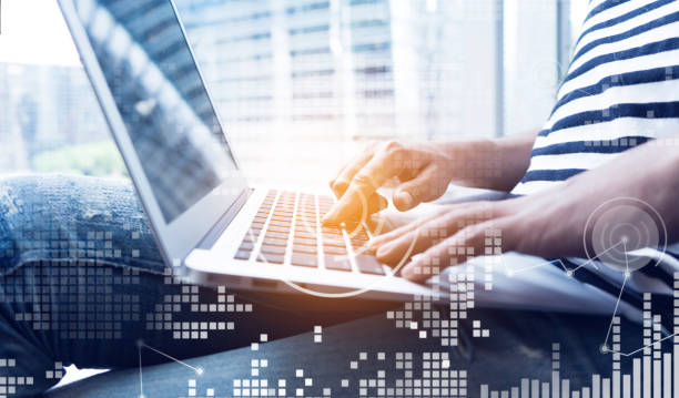 istock Business technology,connect concepts with laptop 821583720