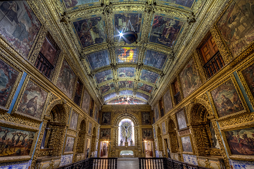 Interior of Golden Chapel from the Venerable Third Order of San Francisco of Recife