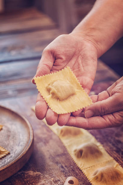 istock Preparing Homemade Ravioli Pasta 821594452
