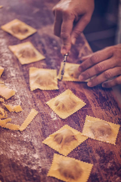 istock Preparing Homemade Ravioli Pasta 821594458