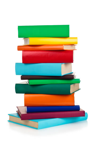 istock Stacked colorful books. 821598296