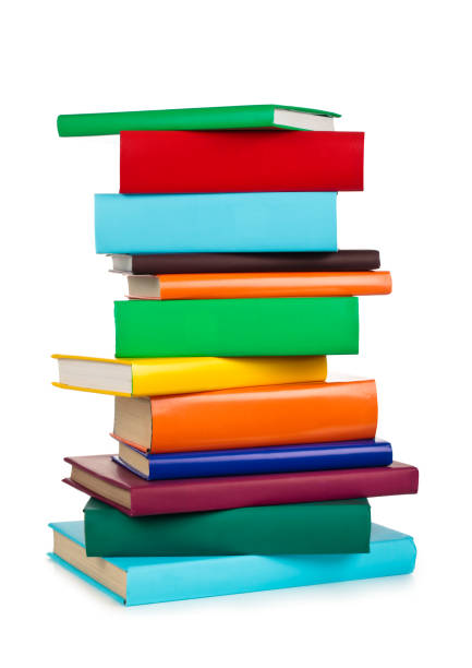 istock Stacked colorful books. 821598298
